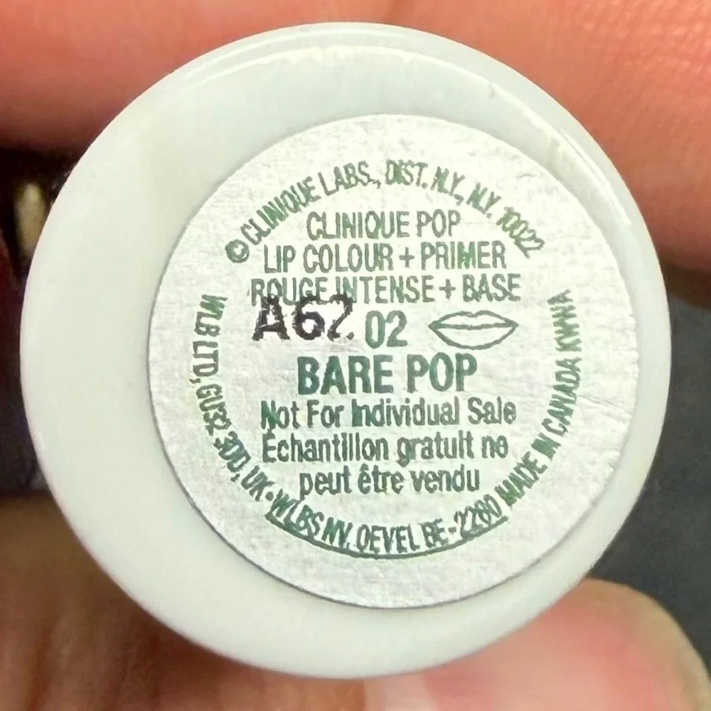 Clinique Pop Lip Colour Primer Duo 14 Plum Pop & Bare Pop Lipstick Set